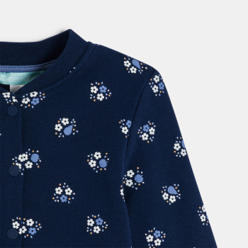 دبدوب زهري من قماش الميلتون للطفلة الرضيعة